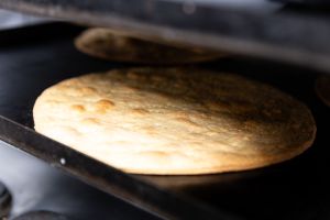 Wrap während der Zubereitung