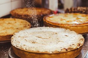 Kuchen bei der Zubereitung